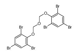 1,3,5-tribromo-2-[(2,4,6-tribromophenoxy)methoxymethoxy]benzene Structure