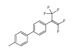 1-methyl-4-[4-(1,1,3,3,3-pentafluoroprop-1-en-2-yl)phenyl]benzene Structure
