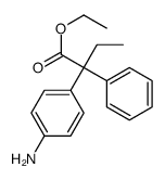 ethyl 2-(4-aminophenyl)-2-phenylbutanoate结构式
