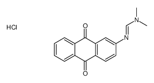 [(9,10-dioxoanthracen-2-yl)amino]methylidene-dimethylazanium,chloride结构式
