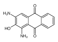 1,3-diamino-2-hydroxyanthracene-9,10-dione结构式