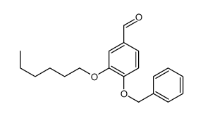 3-hexoxy-4-phenylmethoxybenzaldehyde结构式