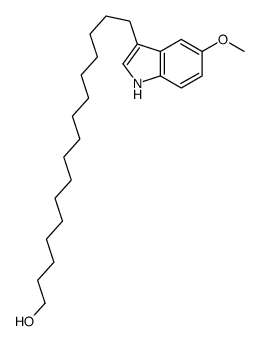 16-(5-methoxy-1H-indol-3-yl)hexadecan-1-ol Structure