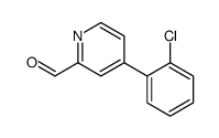 4-(2-chlorophenyl)pyridine-2-carbaldehyde结构式