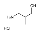 3-氨基-2-甲基丙烷-1-醇盐酸盐结构式