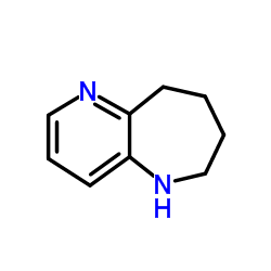6,7,8,9-Tetrahydro-5H-pyrido[3,2-b]azepine结构式