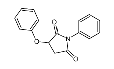 3-phenoxy-1-phenylpyrrolidine-2,5-dione结构式