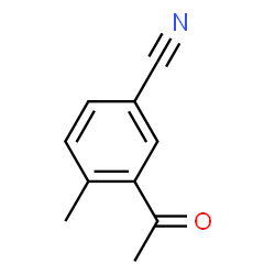 Benzonitrile, 3-acetyl-4-methyl- (9CI)结构式
