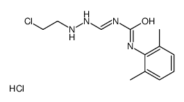 (1E)-1-[[2-(2-chloroethyl)hydrazinyl]methylidene]-3-(2,6-dimethylphenyl)urea,hydrochloride Structure