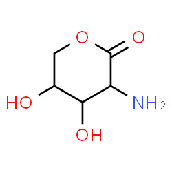 Pentonic acid, 2-amino-2-deoxy-, delta-lactone (9CI) Structure