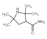 2,2,5,5-四甲基-3-吡咯烷羧酰胺结构式