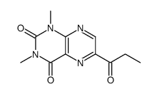 1,3-dimethyl-6-propanoylpteridine-2,4-dione Structure