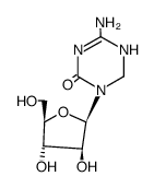 5,6-dihydro-1-β-D-arabinofuranosyl-5-azacytosine Structure