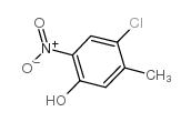 4-CHLORO-6-NITRO-M-CRESOL Structure