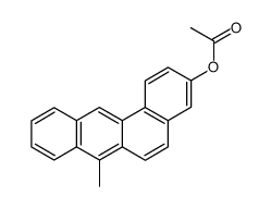 3-Acetoxy-7-methylbenz[a]anthracen Structure
