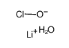 lithium hypochlorite monohydrate Structure