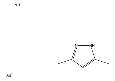 silver,3,5-dimethyl-1H-pyrazole Structure