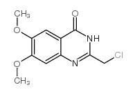 2-氯甲基-6,7-二甲氧基-3H-喹唑啉-4-酮结构式