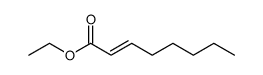 反式-2-辛烯酸乙酯结构式
