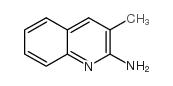 2-氨基-3-甲基喹啉结构式