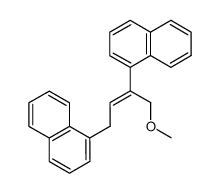 1,1'-(4-methoxybut-2-ene-1,3-diyl)dinaphthalene结构式