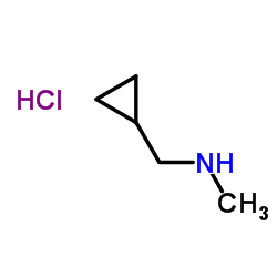 N-(环丙基甲基)-N-甲胺盐酸盐结构式
