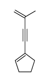 4-(1-cyclopenten-1-yl)-2-methylbut-1-en-3-yne Structure
