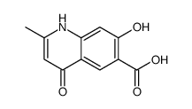 6-Quinolinecarboxylic acid, 4,7-dihydroxy-2-methyl- (9CI) Structure