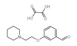 3-[2-(1-哌啶基)乙氧基]苯甲醛草酸酯结构式