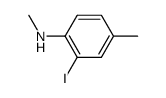 N-(2-iodo-4-methylphenyl)methylamine结构式