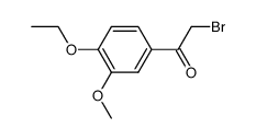 4-ethoxy-3-methoxybromoacetylbenzene结构式