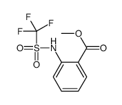 methyl 2-(trifluoromethylsulfonylamino)benzoate Structure