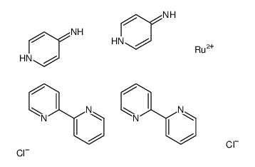 bis(2,2'-Bipyridine-N,N')bis(4-aminopyridine-N1)ruthenium(2+)dichloridecomplex结构式
