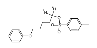 p-Toluolsulfonsaeure-(5-phenoxy-[1,1-D2]pentylester)结构式