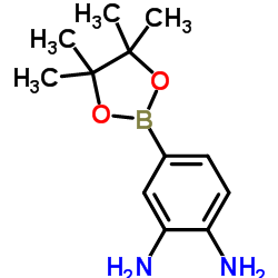 4-(4,4,5,5-四甲基-1,3,2-二噁硼烷-2-基)-1,2-苯二胺结构式