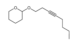 2-(oct-3-yn-1-yloxy)tetrahydro-2H-pyran结构式