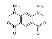 1,5-bis-(N-methyl-hydrazino)-2,4-dinitro-benzene结构式