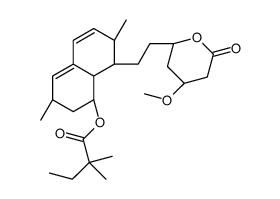 [(1S,3R,7S,8S,8aR)-8-[2-[(2R,4S)-4-methoxy-6-oxooxan-2-yl]ethyl]-3,7-dimethyl-1,2,3,7,8,8a-hexahydronaphthalen-1-yl] 2,2-dimethylbutanoate Structure