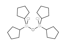 1,1,3,3-四环戊基二氯二硅烷结构式