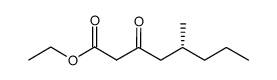 ethyl (R)-5-methyl-3-oxo-octanoate结构式