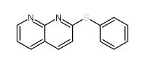 2-(苯基硫代)-1,8-萘啶结构式