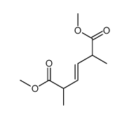 dimethyl 2,5-dimethylhex-3-enedioate Structure