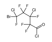 5-bromo-3,5-dichloro-2,2,3,4,4,5-hexafluoropentanoyl chloride结构式
