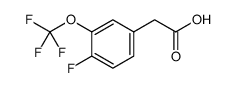 4-FLUORO-3-(TRIFLUOROMETHOXY)PHENYLACETIC ACID picture