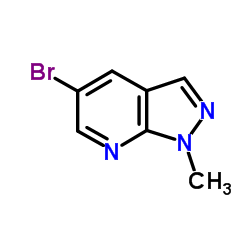 5-Bromo-1-methyl-1H-pyrazolo[3,4-b]pyridine Structure