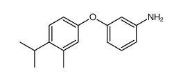 3-(4-异丙基-3-甲基苯氧基)-苯胺结构式