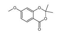 7-Methoxy-2,2-dimethyl-4H-1,3-benzodioxin-4-one Structure