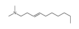 N,N-dimethyldec-3-en-1-amine Structure