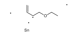 1-ethoxybut-3-en-2-yl(trimethyl)stannane Structure