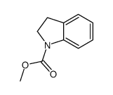 2,3-二氢-1-吲哚羧酸甲酯结构式